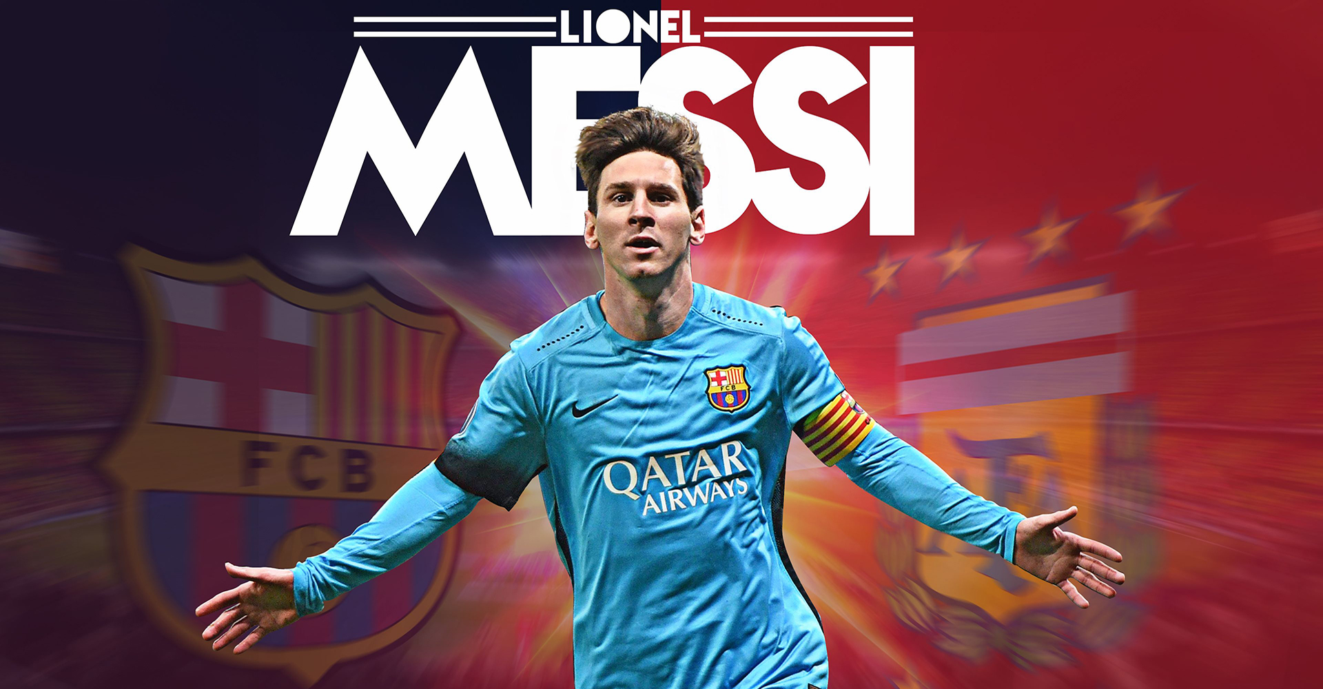 Lionel Messi 10, The Goat, for both Barcelona FC and Argentina