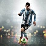 Dribbling Argentina Forward is Lionel Messi 10